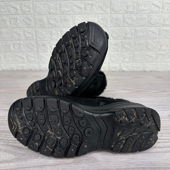 KAMIK Boots Jemma Winter WMNS 7 Black Suede Faux Fur Lined Thinsulate Waterproof - Picture 9 of 10